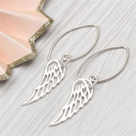 Angel Wings Earrings .